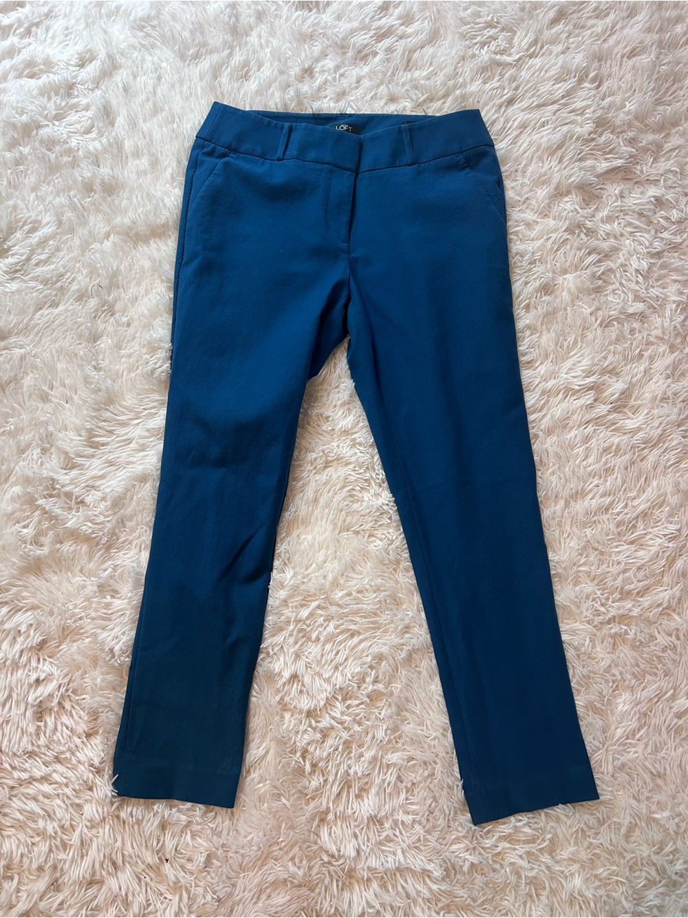 Ann Taylor LOFT Teal Blue Tailored Pants